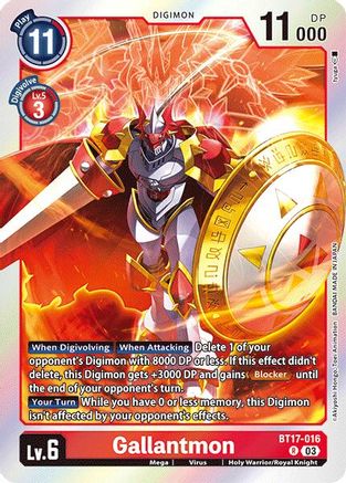 Gallantmon (BT17-016) - Secret Crisis Foil