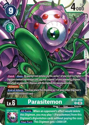 Parasitemon (BT17-050) - Secret Crisis Foil