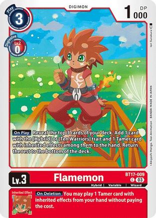 Flamemon (BT17-009) - Secret Crisis