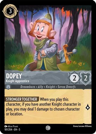 Dopey - Knight Apprentice (181/204) - Shimmering Skies