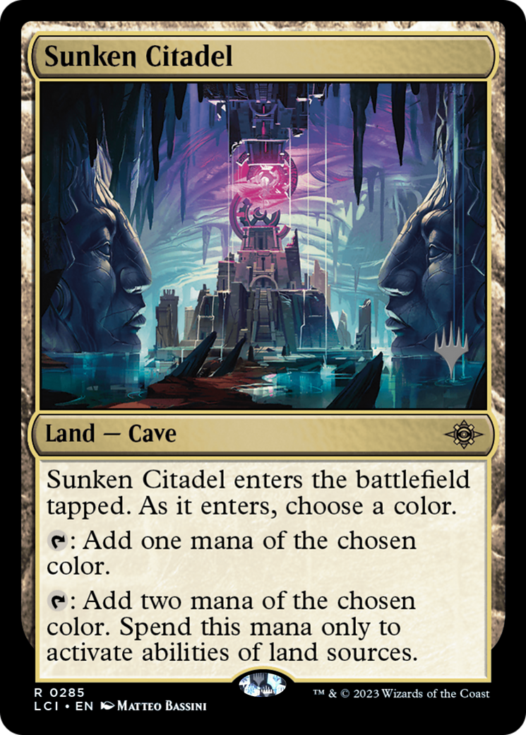 Sunken Citadel (PPLCI-285) - The Lost Caverns of Ixalan Promos Foil