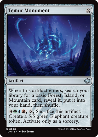 Temur Monument (TDM-248) - Tarkir: Dragonstorm