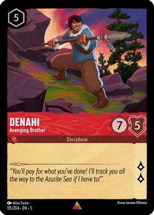 Denahi - Avenging Brother (115/204) - Shimmering Skies Cold Foil