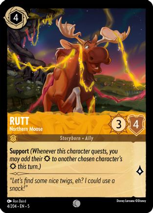 Rutt - Northern Moose (4/204) - Shimmering Skies Cold Foil