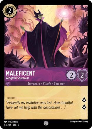 Maleficent - Vengeful Sorceress (54/204) - Shimmering Skies