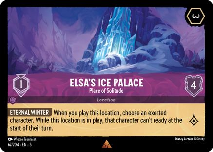 Elsa's Ice Palace - Place of Solitude (67/204) - Shimmering Skies Cold Foil