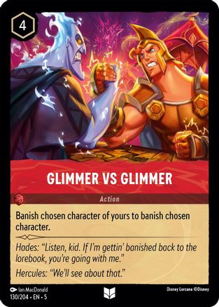 Glimmer vs Glimmer (130/204) - Shimmering Skies