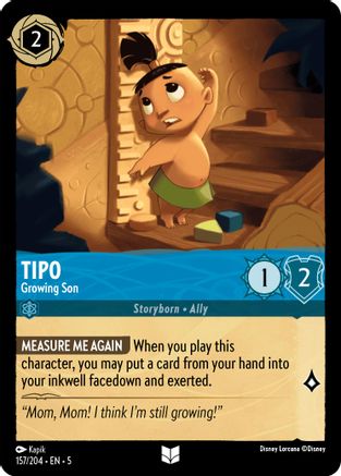 Tipo - Growing Son (157/204) - Shimmering Skies Cold Foil