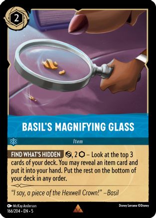 Basil's Magnifying Glass (166/204) - Shimmering Skies