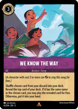 We Know the Way (61/204) - Shimmering Skies Cold Foil