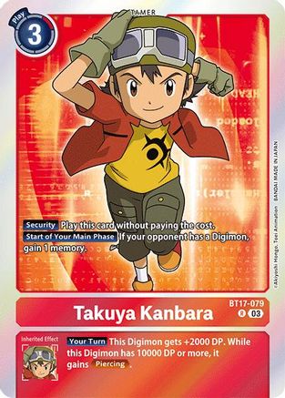 Takuya Kanbara (BT17-079) - Secret Crisis Foil