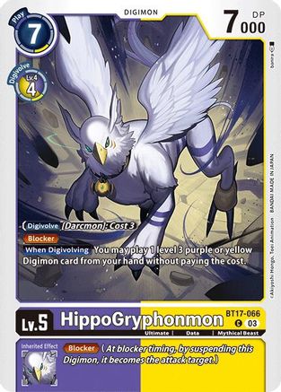 HippoGryphonmon (BT17-066) - Secret Crisis