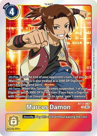 Marcus Damon (BT17-087) - Secret Crisis Foil