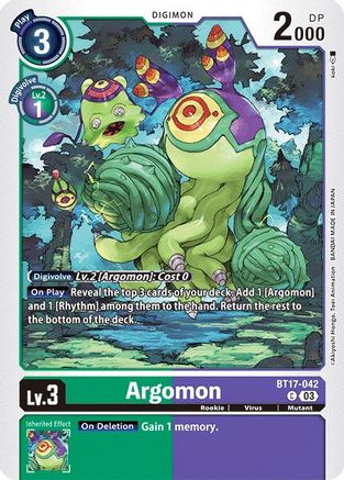 Argomon - BT17-042 (BT17-042) - Secret Crisis