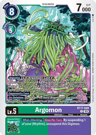 Argomon - BT17-048 (BT17-048) - Secret Crisis