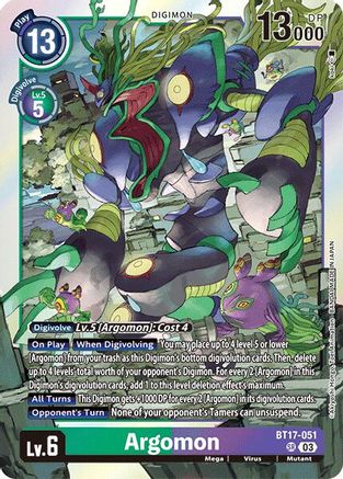 Argomon - BT17-051 (BT17-051) - Secret Crisis Foil