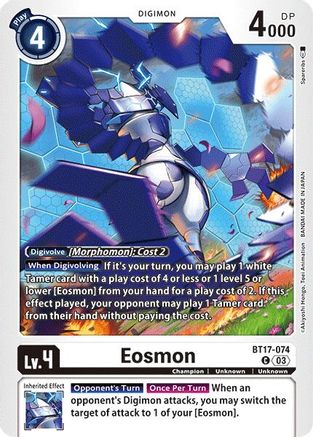 Eosmon - BT17-074 (BT17-074) - Secret Crisis