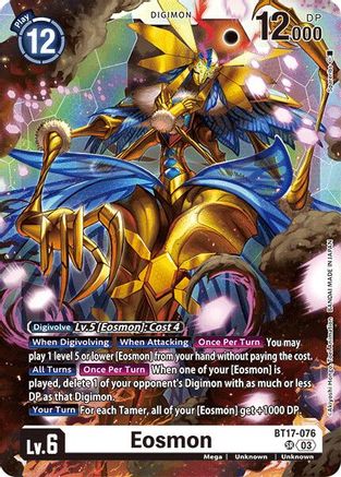 Eosmon - BT17-076 (BT17-076) - Secret Crisis Foil