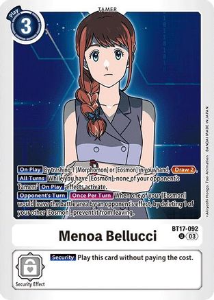 Menoa Bellucci (BT17-092) - Secret Crisis