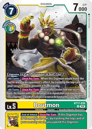 Boutmon (BT17-036) - Secret Crisis