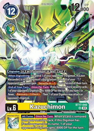 Kazuchimon (BT17-040) - Secret Crisis Foil