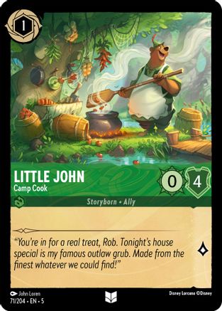 Little John - Camp Cook (71/204) - Shimmering Skies Cold Foil