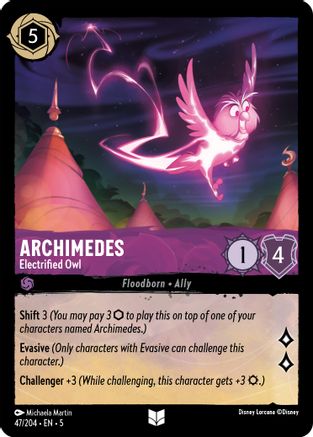 Archimedes - Electrified Owl (47/204) - Shimmering Skies