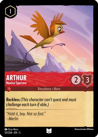 Arthur - Novice Sparrow (121/204) - Shimmering Skies