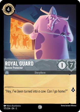 Royal Guard - Bovine Protector (175/204) - Shimmering Skies Cold Foil