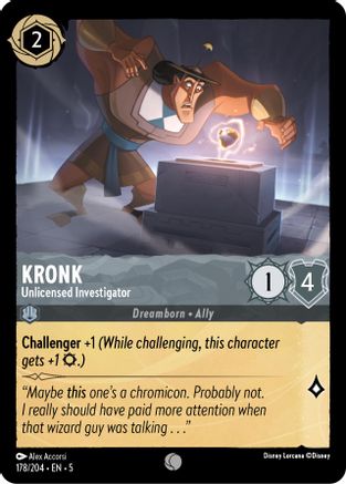 Kronk - Unlicensed Investigator (178/204) - Shimmering Skies