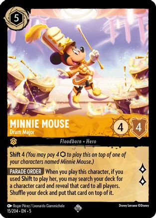 Minnie Mouse - Drum Major (15/204) - Shimmering Skies