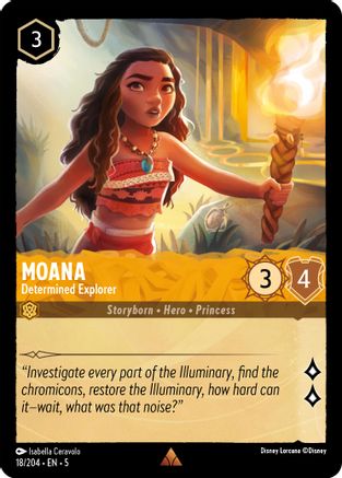 Moana - Determined Explorer (18/204) - Shimmering Skies