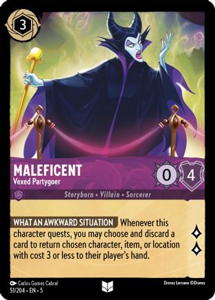 Maleficent - Vexed Partygoer (51/204) - Shimmering Skies