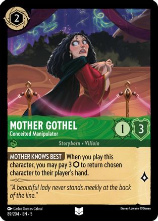 Mother Gothel - Conceited Manipulator (89/204) - Shimmering Skies