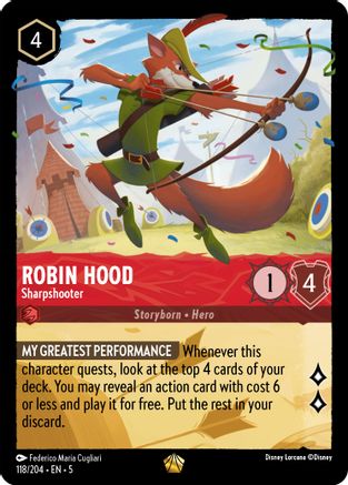 Robin Hood - Sharpshooter (118/204) - Shimmering Skies