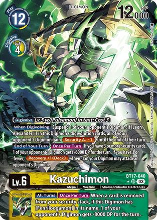 Kazuchimon (Alternate Art) (BT17-040) - Secret Crisis Foil