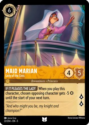 Maid Marian - Lady of the Lists (22/204) - Shimmering Skies