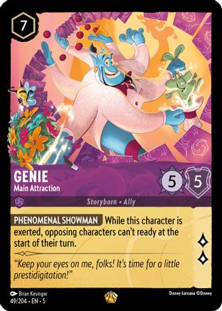 Genie - Main Attraction (49/204) - Shimmering Skies Cold Foil