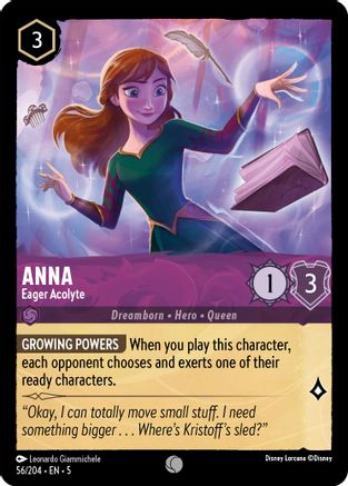 Anna - Eager Acolyte (56/204) - Shimmering Skies Cold Foil