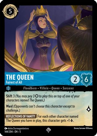 The Queen - Fairest of All (144/204) - Shimmering Skies Cold Foil