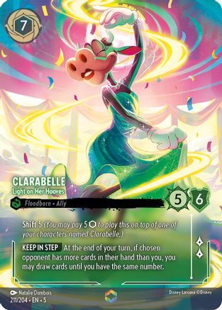 Clarabelle - Light on Her Hooves (Enchanted) (211/204) - Shimmering Skies Holofoil