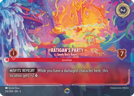 Ratigan's Party - Seedy Back Room (Enchanted) (216/204) - Shimmering Skies Holofoil