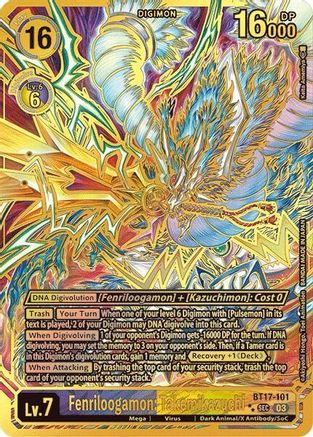 Fenriloogamon: Takemikazuchi (Textured) (BT17-101) - Secret Crisis Foil