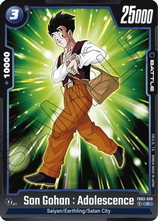 Son Gohan : Adolescence - FB03-038 (FB03-038) - Raging Roar