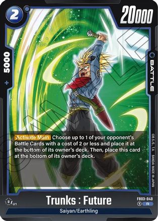 Trunks : Future (FB03-040) - Raging Roar Holofoil