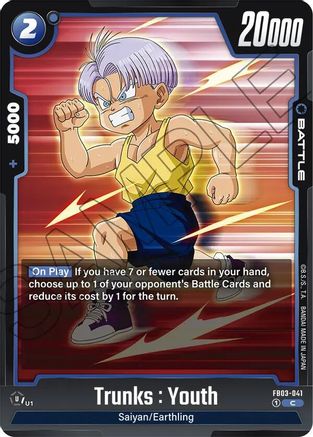 Trunks : Youth (FB03-041) - Raging Roar