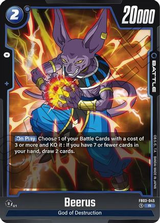 Beerus - FB03-045 (FB03-045) - Raging Roar Holofoil