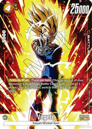 Vegeta - FB03-089 (Alternate Art) (FB03-089) - Raging Roar Holofoil