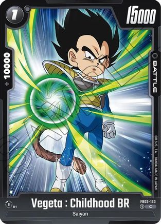 Vegeta : Childhood BR (FB03-130) - Raging Roar