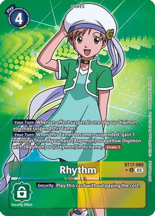 Rhythm (Box Promotion Pack: Secret Crisis) (BT17-089) - Secret Crisis Foil